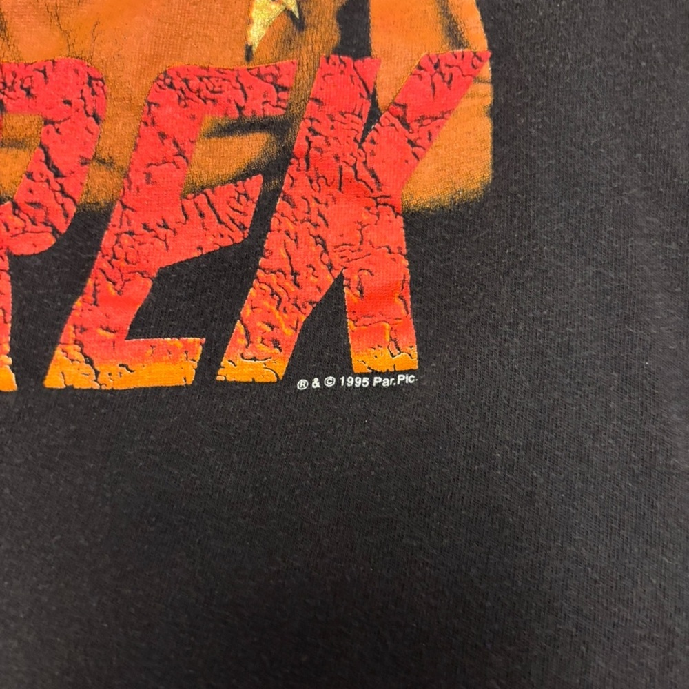 Vintage Star Trek Graphic Black T-Shirt - Picture 2 of 3